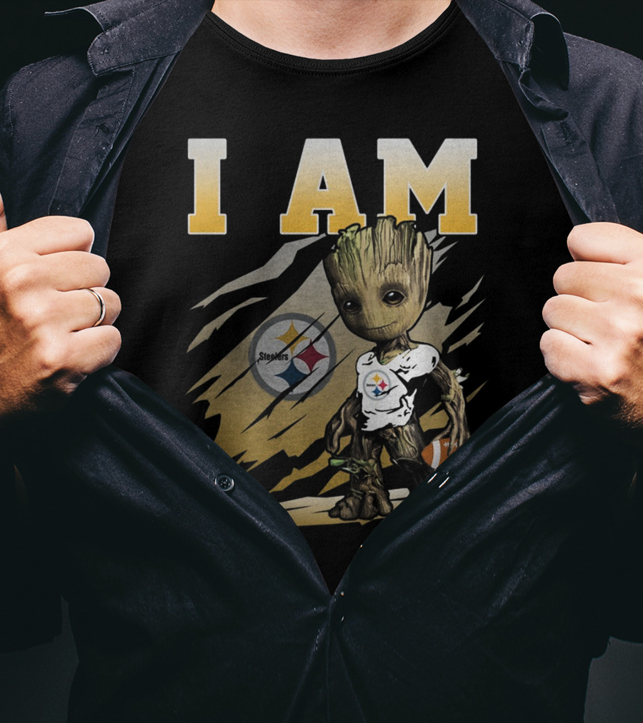 I Am Pittsburgh Steelers Groot Football T-Shirt