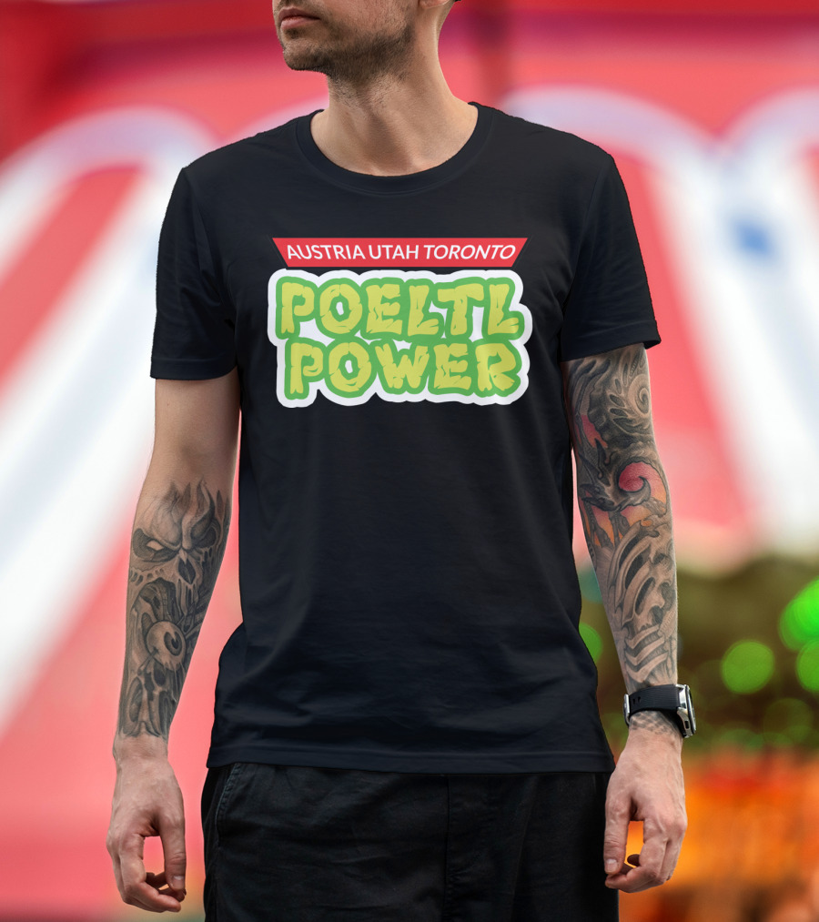Poeltl Power Austria Utah Toronto T-Shirt