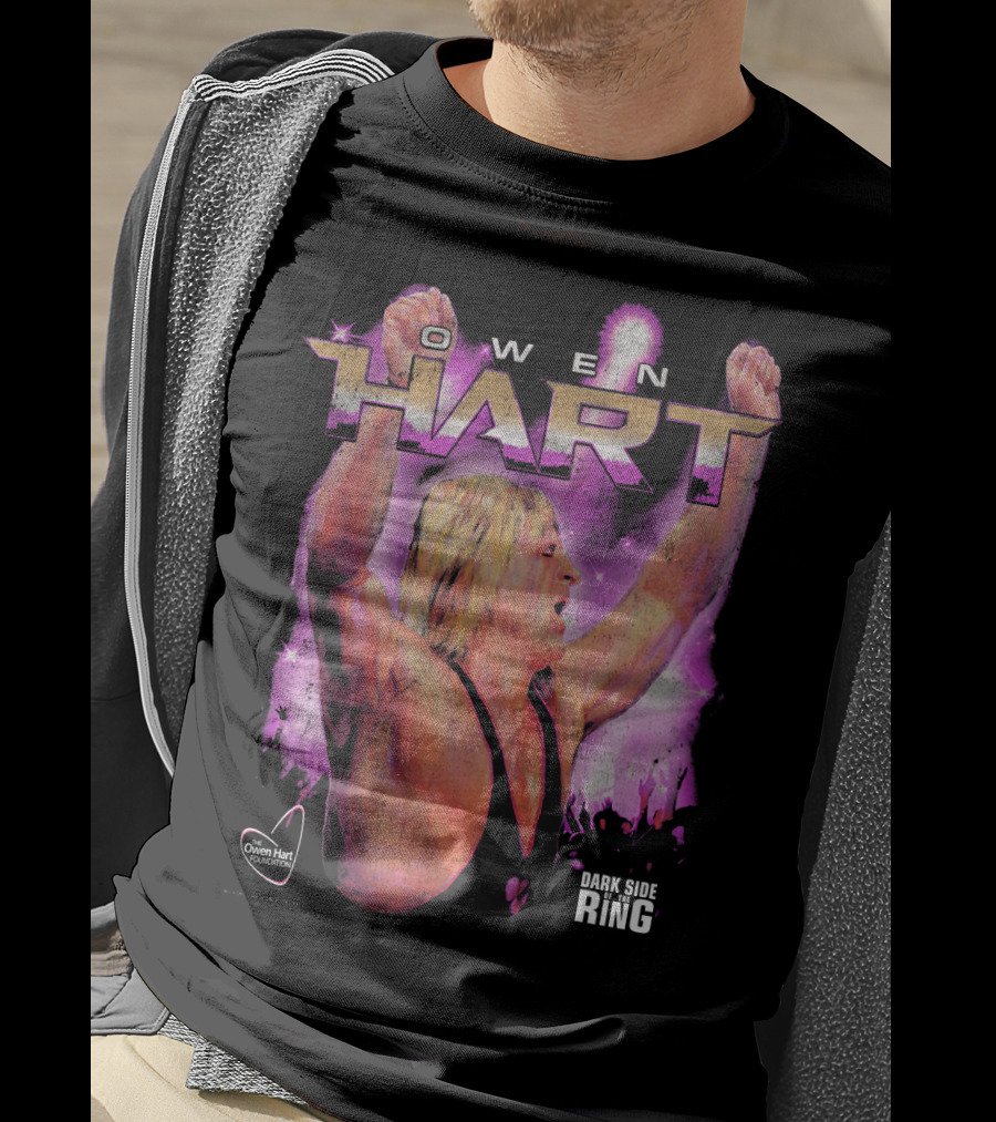 Owen Hart Dark Side Of The Ring Victory Pose T-Shirt