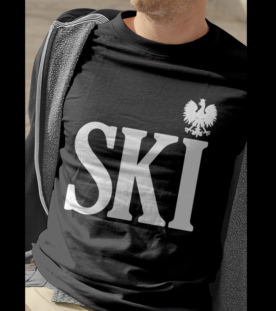 SKI Polish White Eagle T-Shirt
