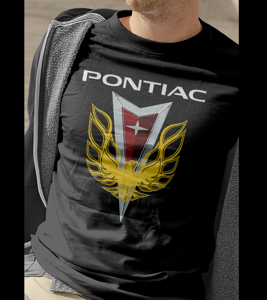 Pontiac Logo With Firebird Emblem And Star T-Shirt