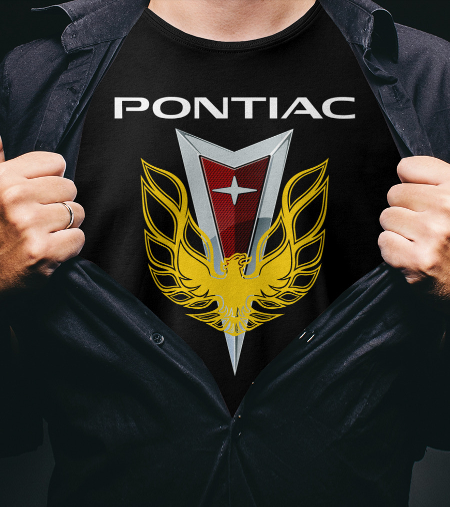 Pontiac Logo With Firebird Emblem And Star T-Shirt