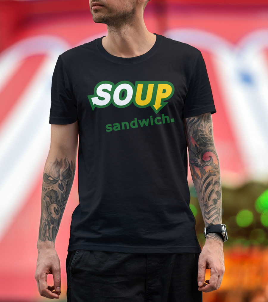 Subway Style Parody SOUP Sandwich T-Shirt