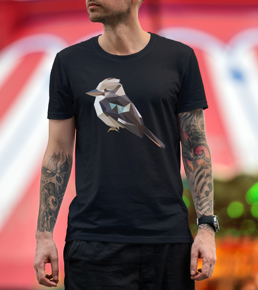 Geometric Glass Kookaburra T-Shirt