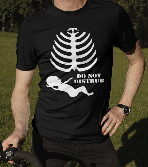 Skeleton Ribcage Maternity Scan Do Not Disturb T-Shirt