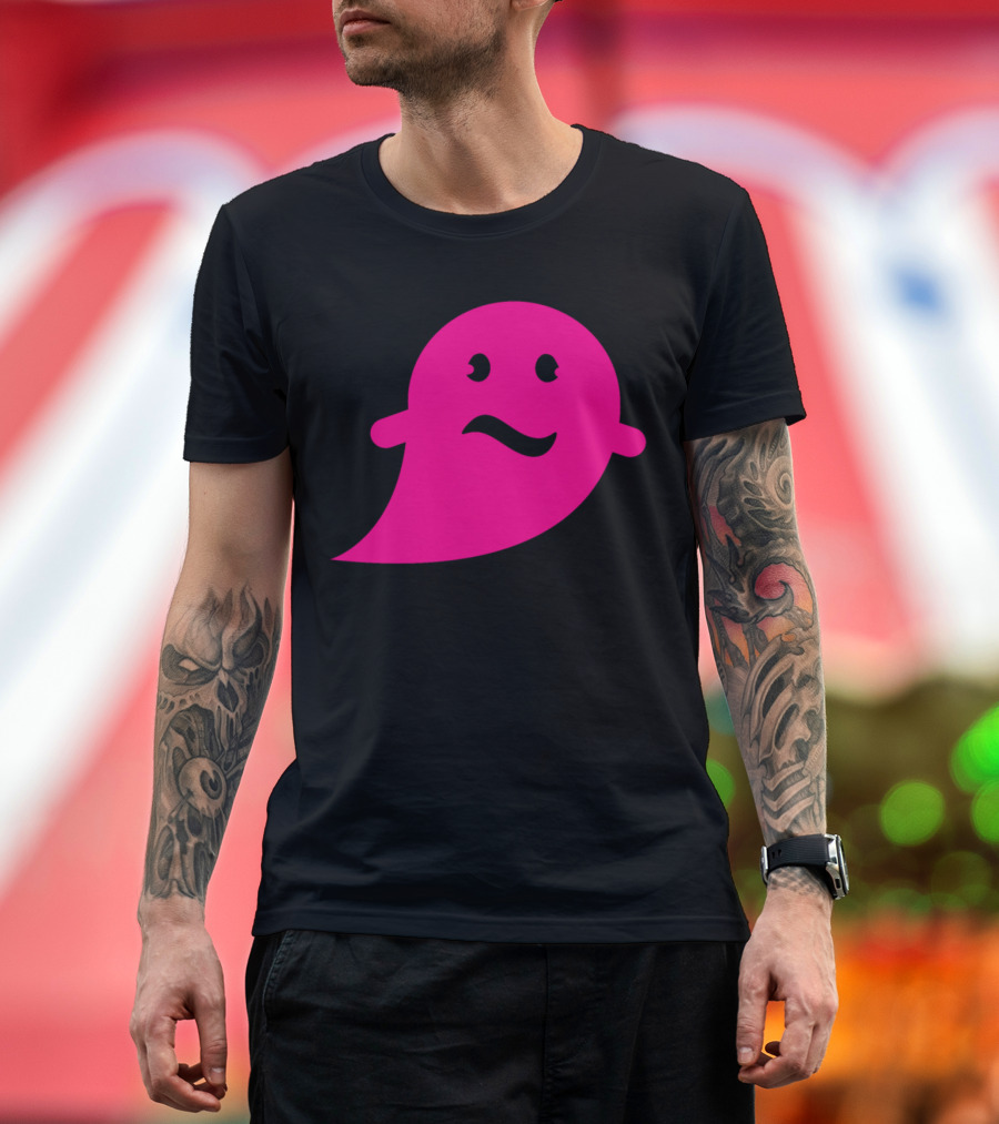 Halloween Pink Ghost Monster Skeleton Zombie T-Shirt