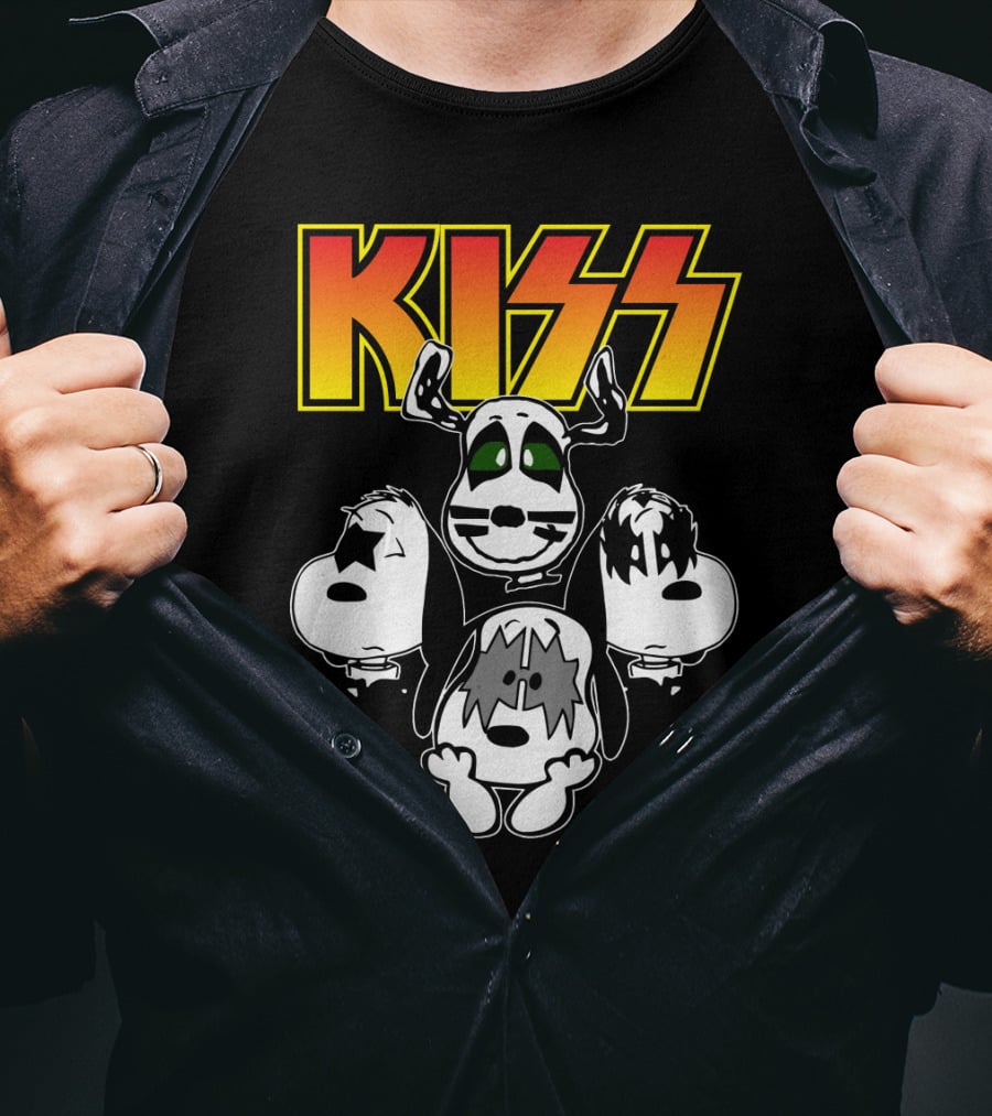 Kiss Snoopy Band T-Shirt
