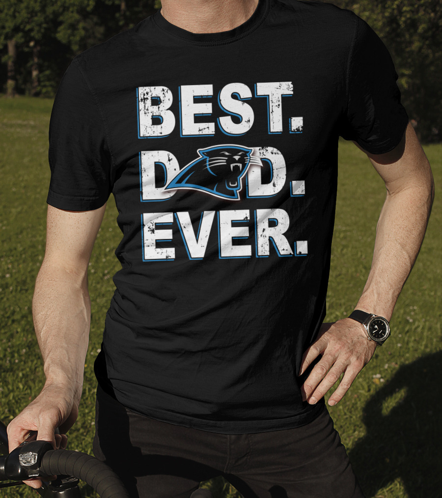 Best Dad Ever Panthers T-Shirt