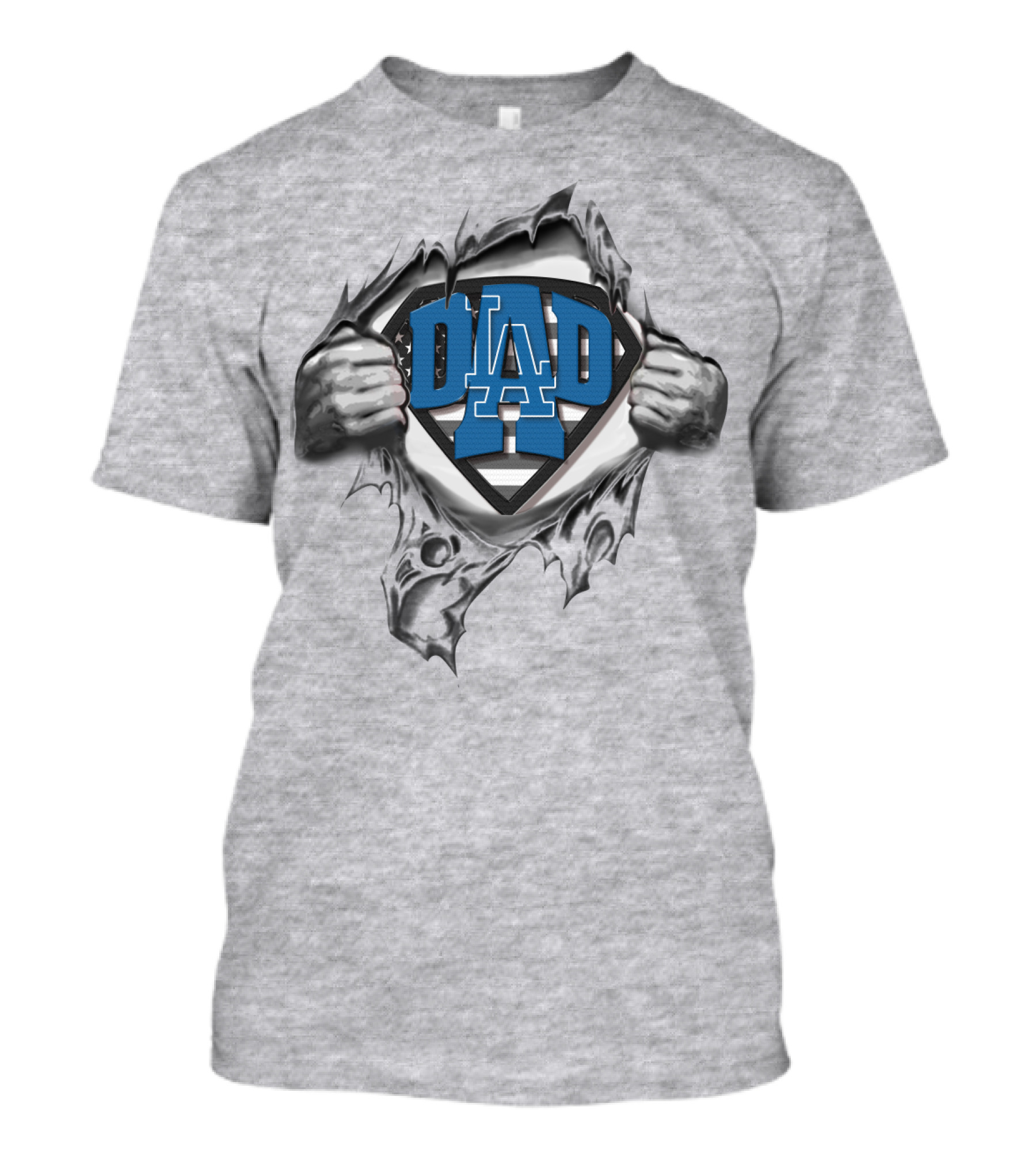 Los Angeles Dodgers Superdad Superman T-Shirt