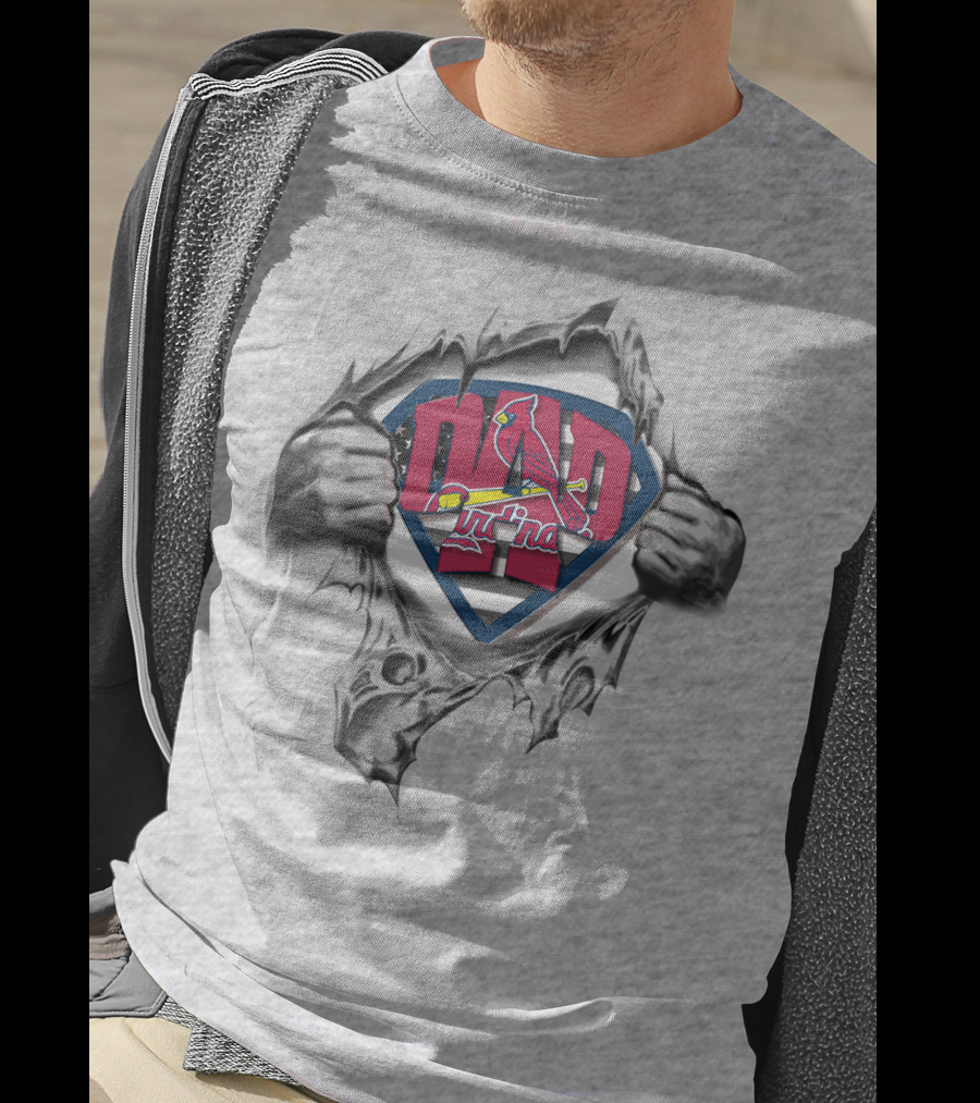 SUPERDAD St. Louis Cardinals Logo Shield T-Shirt