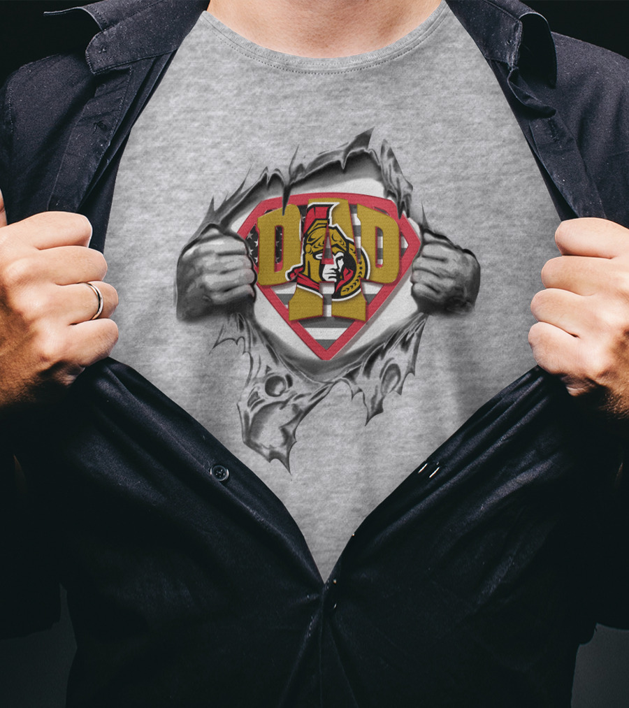 SUPERDAD Ottawa Senators Hockey Logo Emblem T-Shirt