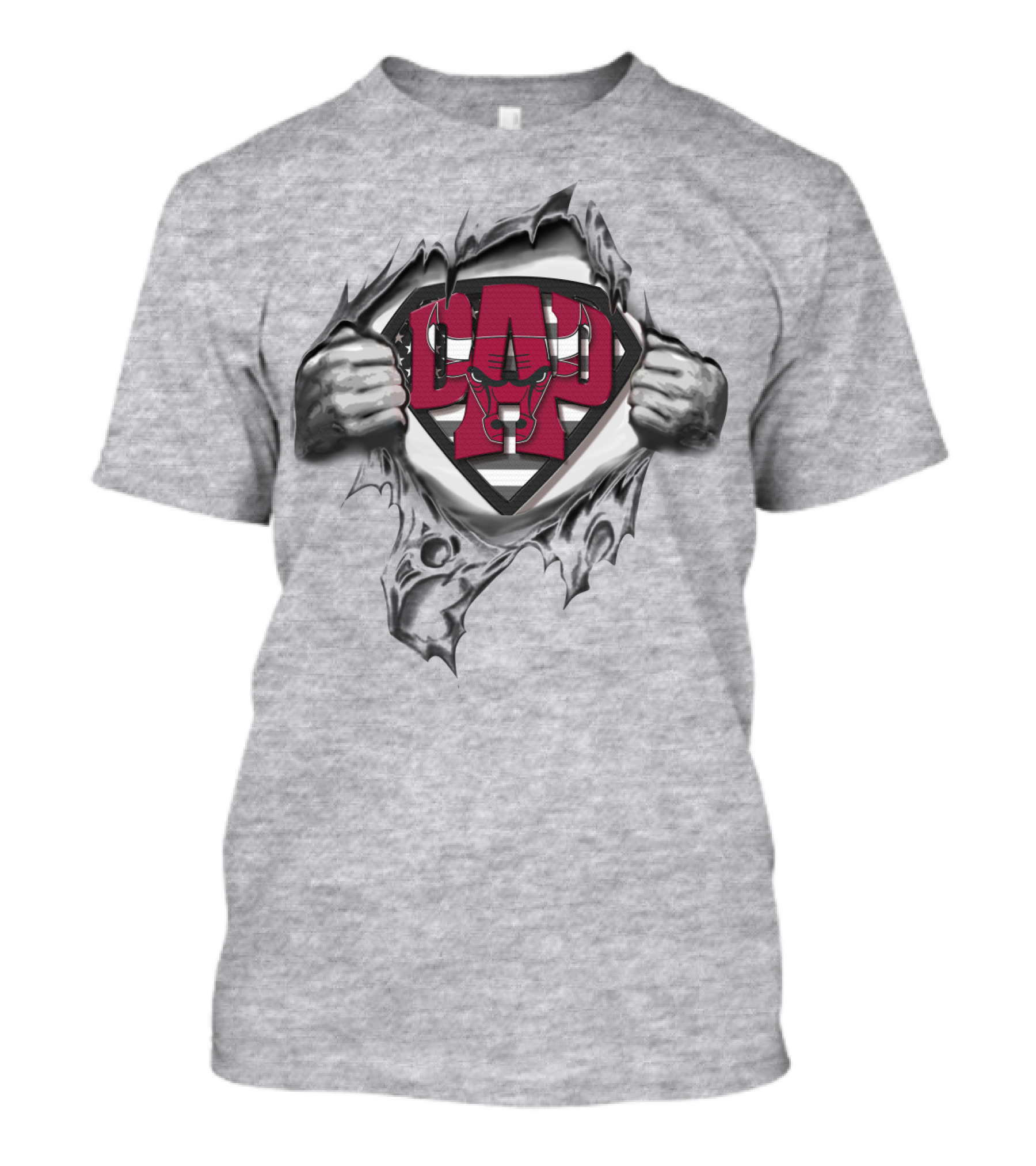 SUPERDAD DAD Chicago Bulls Superman T-Shirt