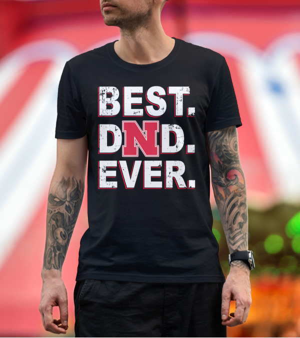 Premium T-Shirt: BEST DAD EVER NEBRASKA CORNHUSKERS N T-Shirt BEST DAD EVER NEBRASKA CORNHUSKERS N T-Shirt