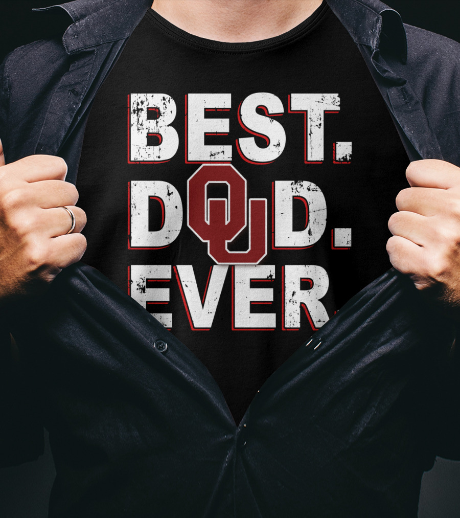 Best Dad Ever Ou Oklahoma Sooners T-Shirt
