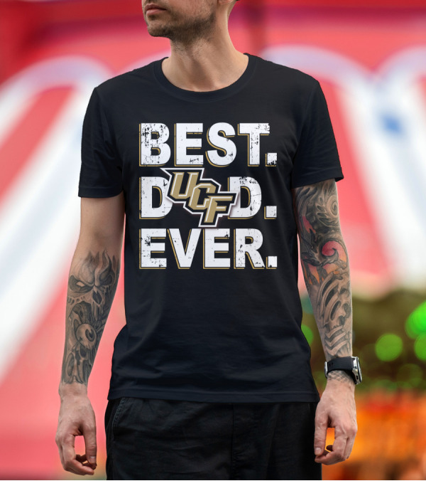 Premium T-Shirt: BEST DAD EVER UCF KNIGHTS T-Shirt BEST DAD EVER UCF KNIGHTS T-Shirt