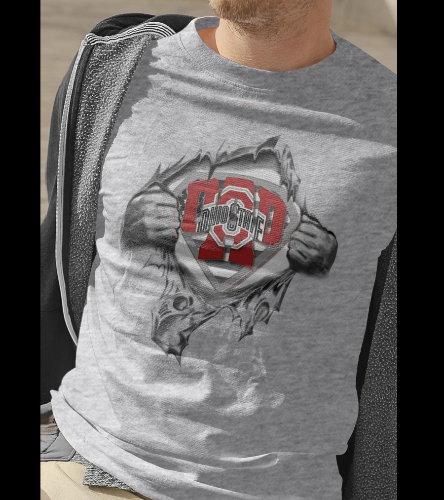 Ohio State Superdad Buckeyes Hero Emblem T-Shirt