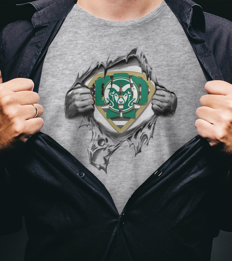Superdad Colorado State Rams Hero T-Shirt