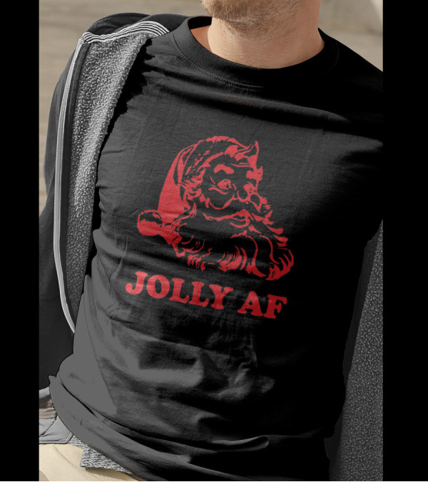 Jolly AF Santa Red T-Shirt