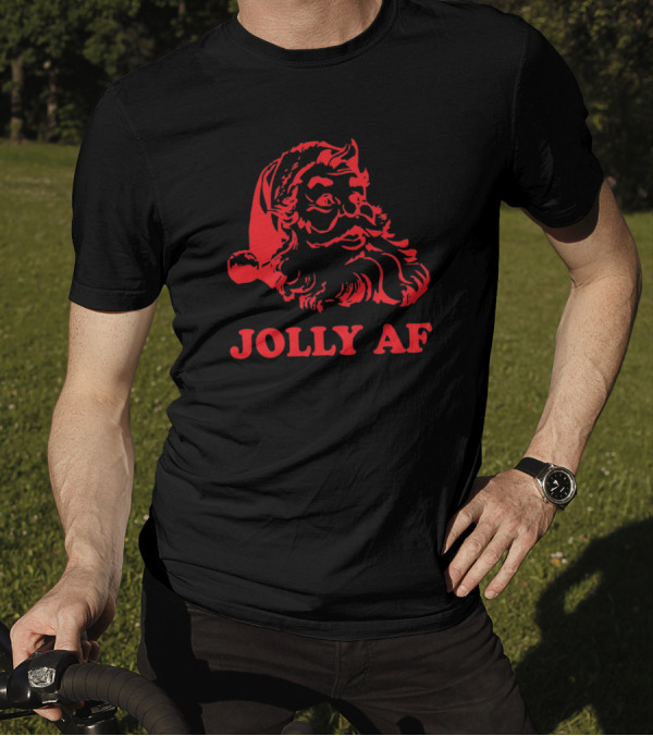 Jolly AF Santa Red T-Shirt