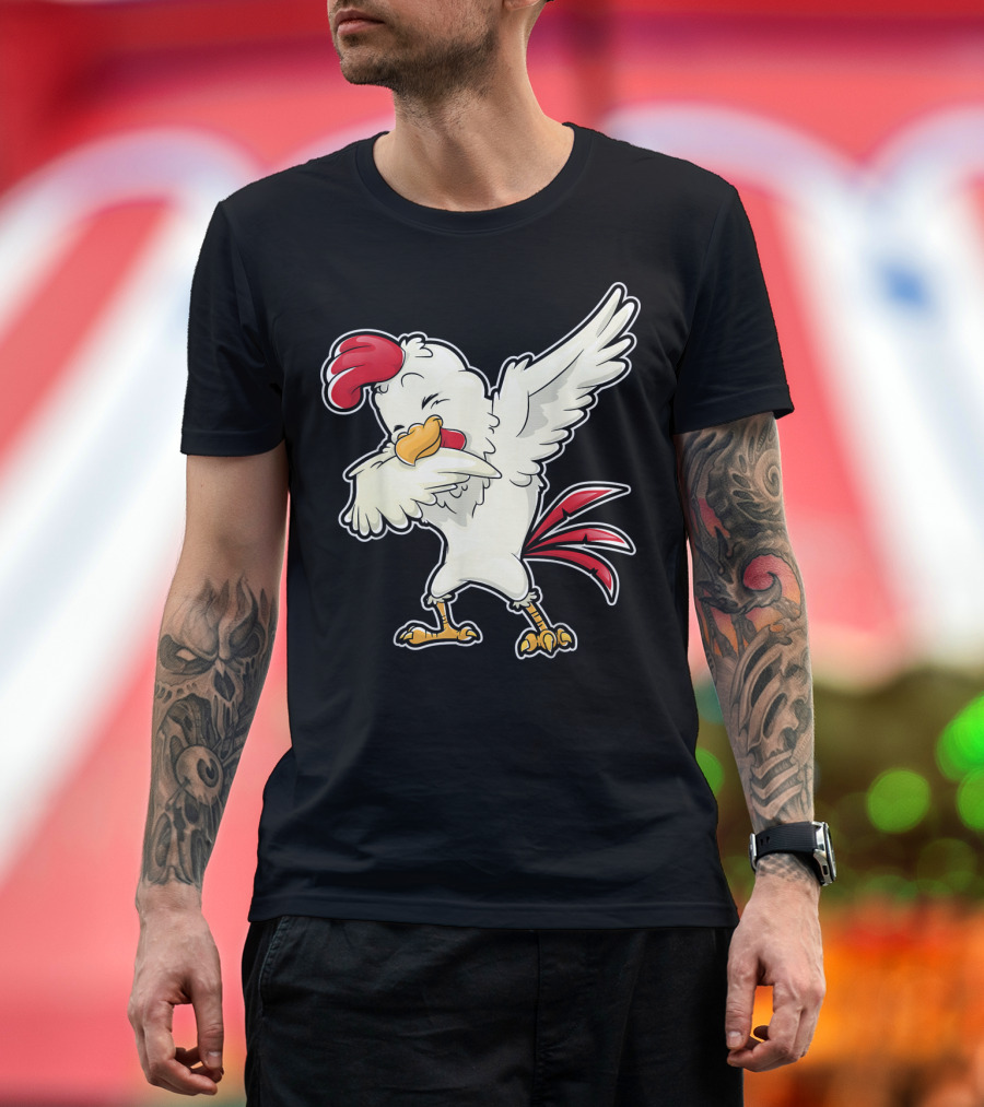 Chicken Dabbing Chickens Farm Dance T-Shirt