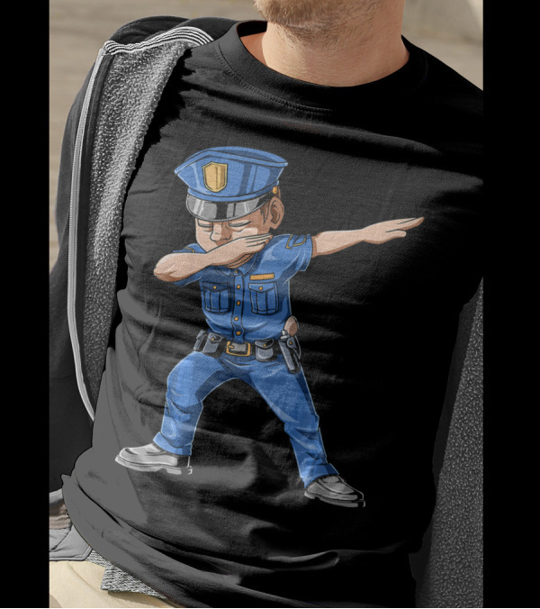 Dabbing Policeman Cop Dab Police Officer T-Shirt