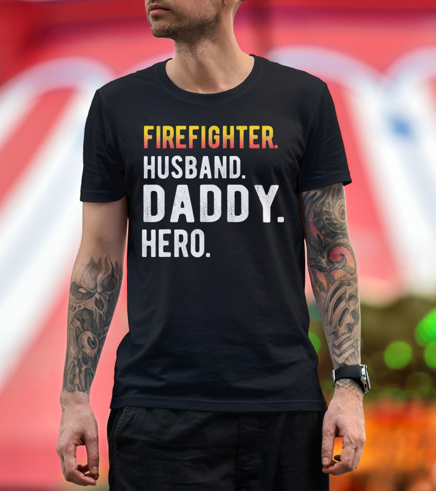 FIREMAN. SPOUSE. FATHER. LEGEND T-Shirt
