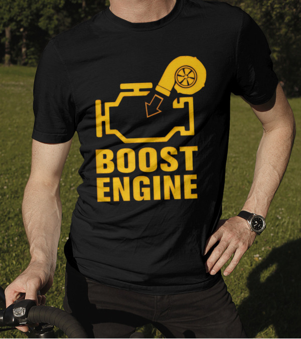 Boost Engine Turbocharger Check Mechanic T-Shirt