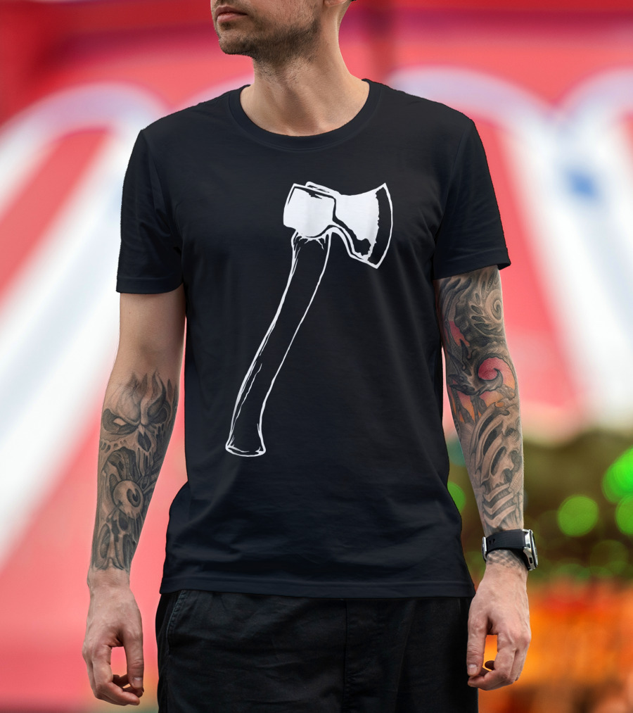 Lumberjack Axe Swinging Classic Woodcutter Tool T-Shirt
