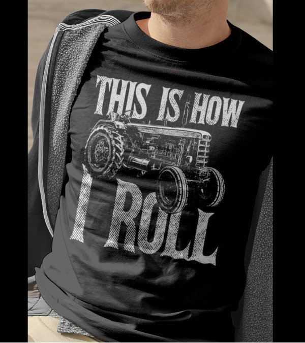 This Is How I Roll Vintage Tractor Mens T-Shirt