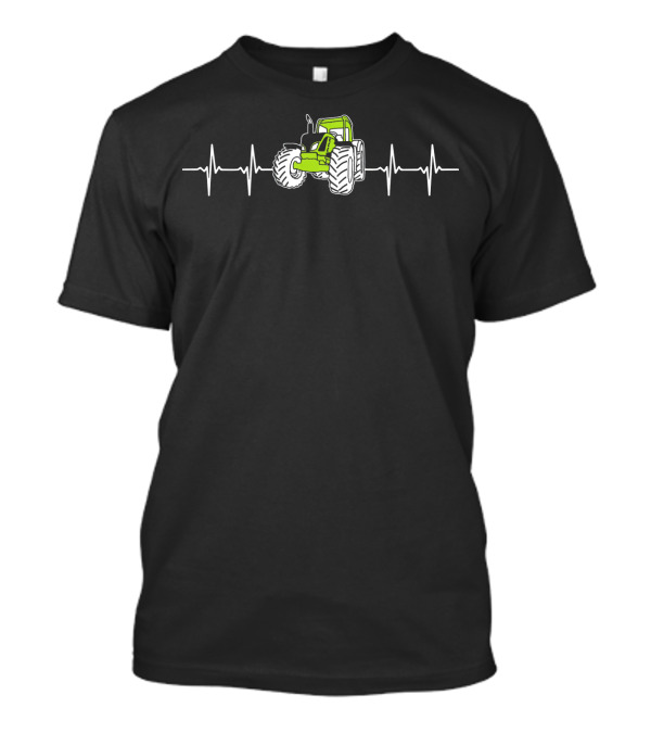 Tractor Heartbeat EKG Pulse T-Shirt