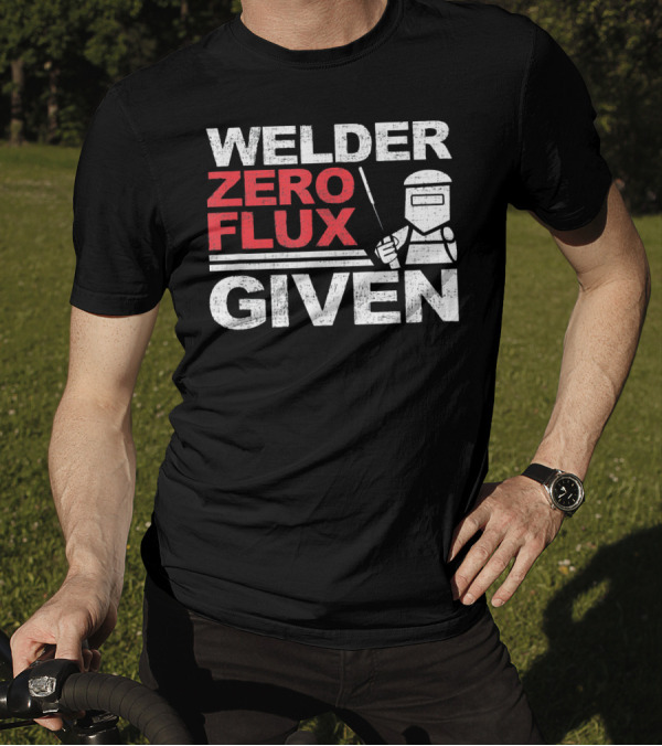 Welder Zero Flux Given With Welding Helmet And Torch T-Shirt