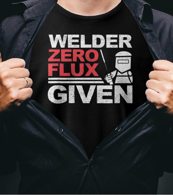 Welder Zero Flux Given With Welding Helmet And Torch T-Shirt