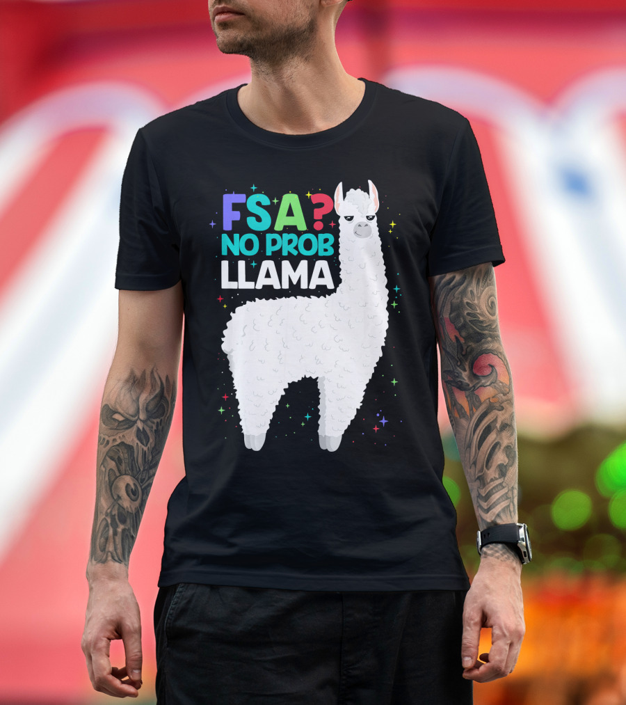 FSA Test No Prob Llama T-Shirt