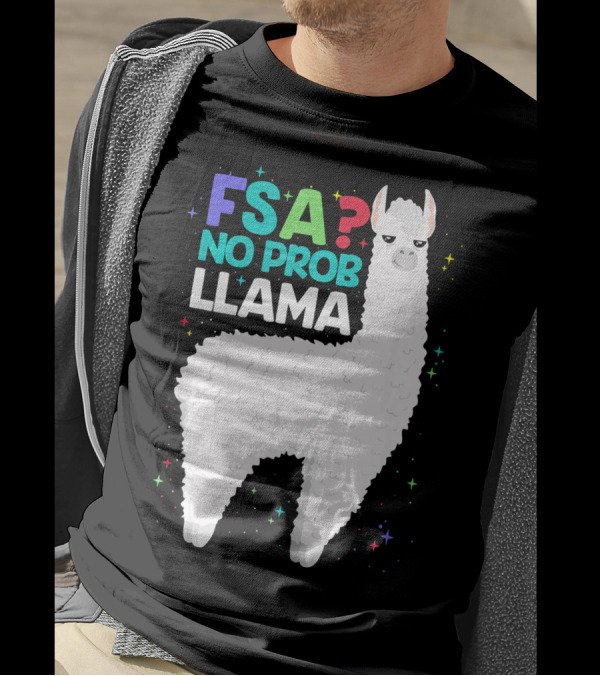 FSA Test No Prob Llama T-Shirt