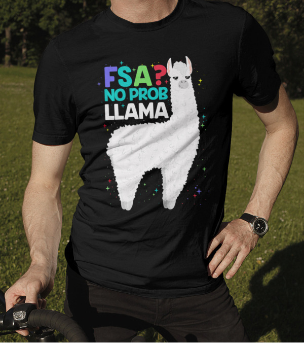 FSA Test No Prob Llama T-Shirt