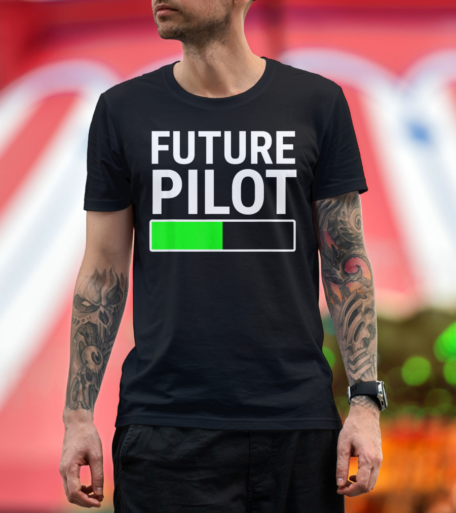Future Pilot Loading Bar Progress T-Shirt