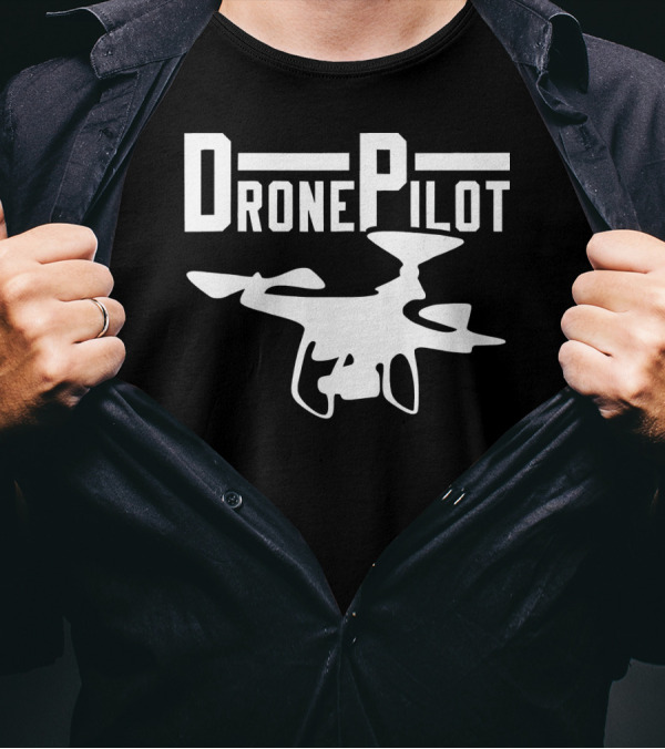 Drone Pilot Cool Geek Quadcopter T-Shirt