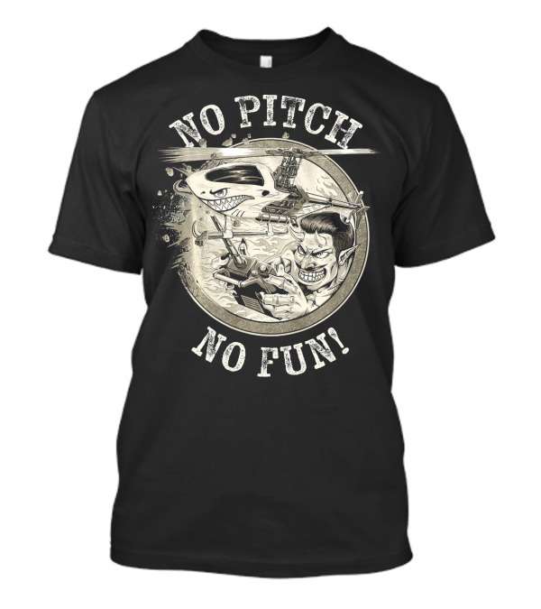 No Pitch No Fun Devil RC Helicopter Control Mode T-Shirt