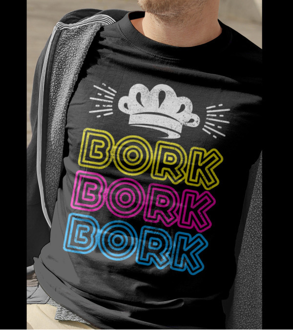 Bork Bork Bork Chef Hat Cartoon Humorous Swedish Chef T-Shirt