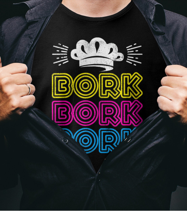 Bork Bork Bork Chef Hat Cartoon Humorous Swedish Chef T-Shirt