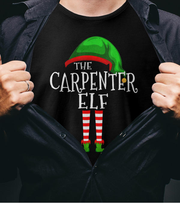 The Carpenter Elf Family Matching Group Holiday T-Shirt
