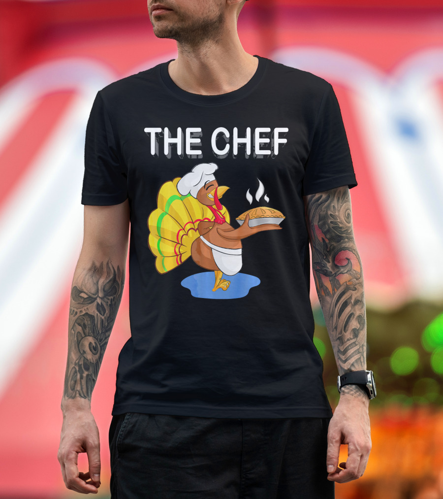 The Chef Turkey Pie Cooker Thanks T-Shirt