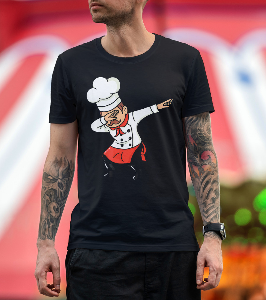 Dabbing Chef Cooking Cook Lover Enthusiast T-Shirt