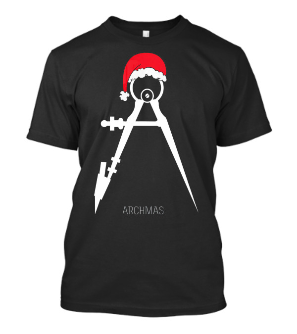 Archmas Christmas Architects Architecture Santa Hat T-Shirt