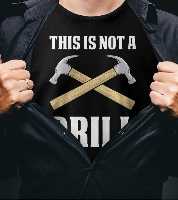 THIS IS NOT A DRILL Funny Sarcastic Carp T-Shirt