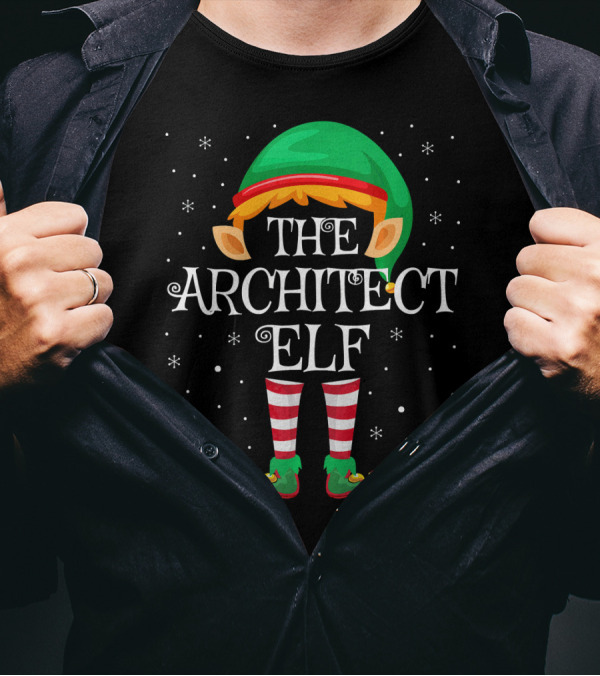 The Architect Elf Family Christmas Matching Group T-Shirt