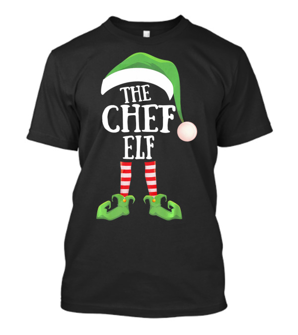 The Chef Elf Group Matching Family Christmas T-Shirt