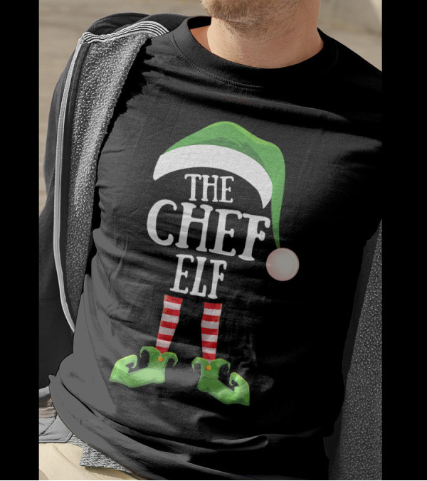 The Chef Elf Group Matching Family Christmas T-Shirt