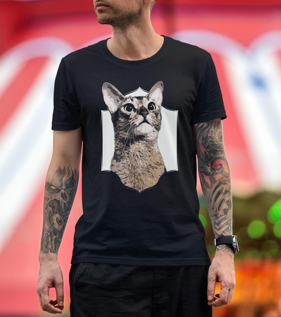 Abyssinian Cat Face T-Shirt