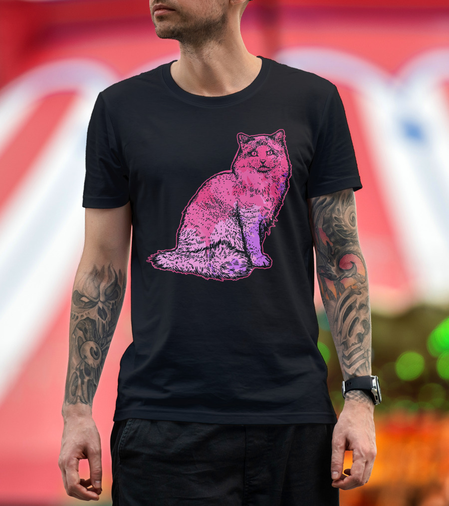 Ragdoll Cat Vibrant Colorful T-Shirt